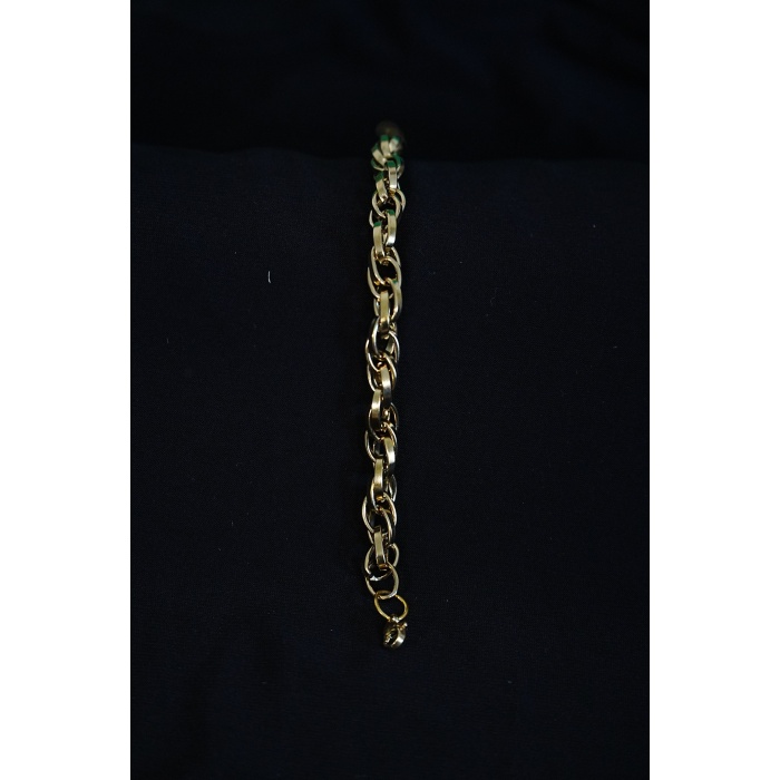 Çelik Halat Bileklik İç İçe Geçmeli Model Kararmaz