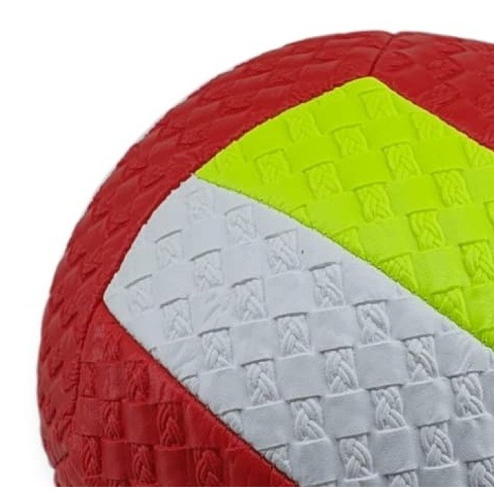 Voleybol Topu Desenli 280 gr - VB-280-KIRMIZI (Lisinya)
