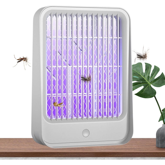 Elektrikli Sinek Kovucu USB Şarjlı Sessiz ve Etkili Led Işıklı Kapan ( Lisinya )