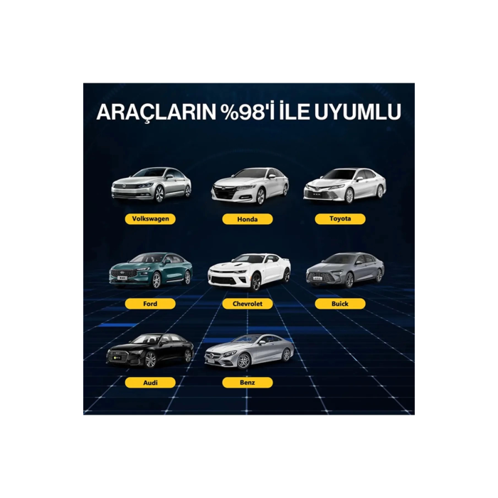 Kablosuz CarPlay & Android Auto Adaptörü - Apple ve Android Cihazlar İçin Evrensel Wireless Carplay Çevirici ( Lisinya )