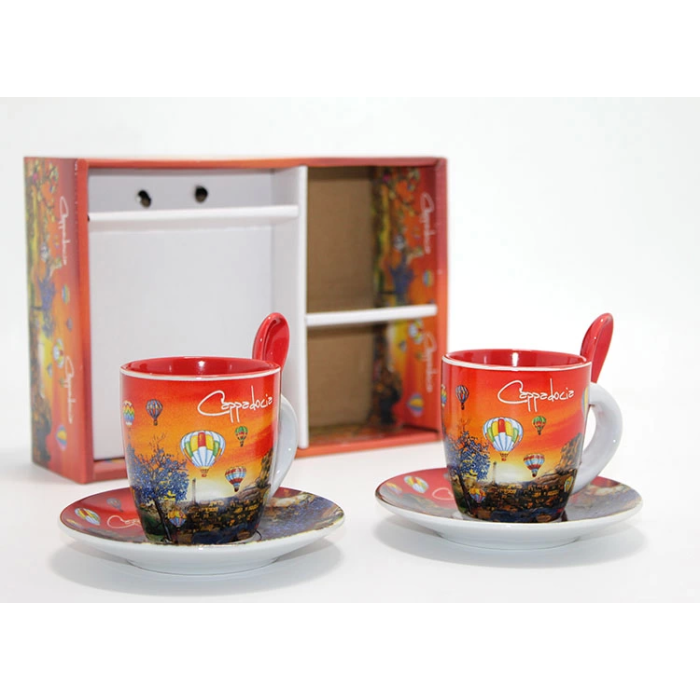 Yöresel İkili Fincan Seti Alk1566 - Lisinya