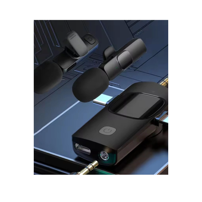 Yüksek Kalite Profesyonel 3 In 1 Kablosuz Taşınabilir Yaka Mikrofonu Youtube Facebook Tiktok - Lisinya