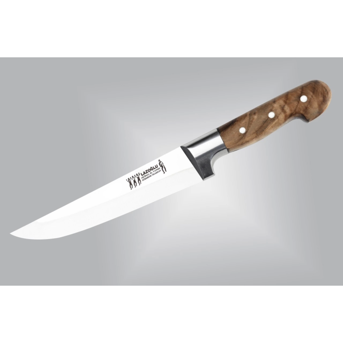 El Yapımı Sürmene Kurban ve Kasap Bıçağı No:3 - Ahşap Sap ( Lisinya )