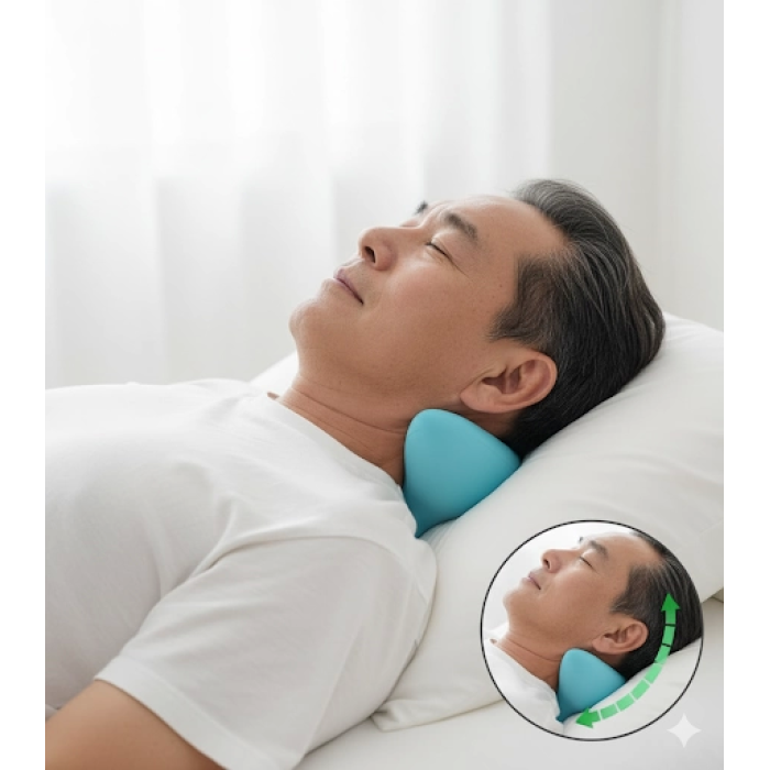 Boyun Hörgücü ve Kamburluk Önleyen Ortopedik Yastık | Dik Duruş, Sağlıklı Omurga ve Rahat Uyku Desteği ( Lisinya )