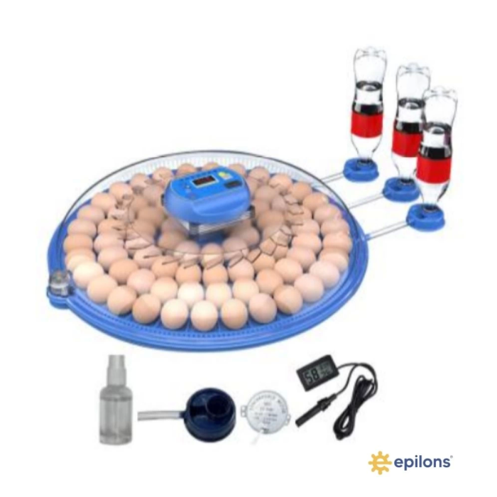 80 Tavuk 240 Kuş Yumurta Kapasiteli Çift Viyollü Kuluçka Makinesi - Kaz, Ördek, Tavuk, Bıldırcın İçin ( Lisinya )