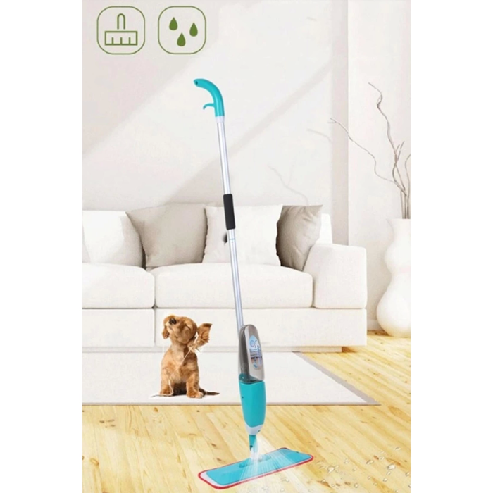 Mikrafiber Spray Mop Hazneli ve Pratik Temizlik Mopu ( Lisinya )