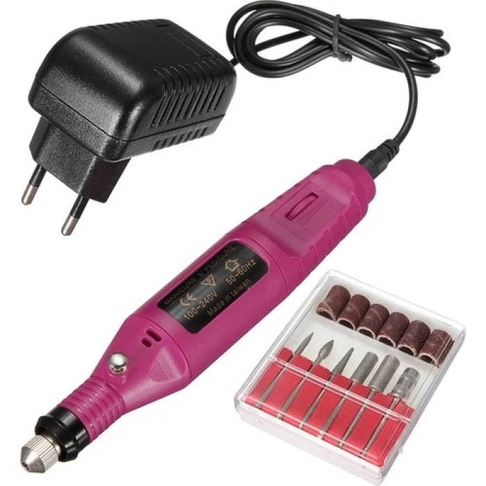 Manikür Pedikür Kalıcı Oje ve Protez Tırnak Uygulamaları İçin Elektrikli Tırnak Törpüsü ( Lisinya )