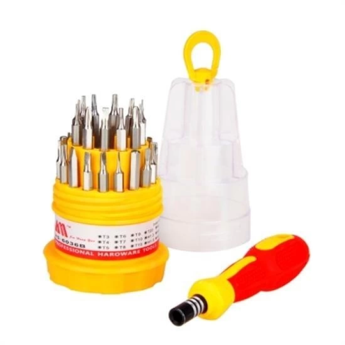 Orta 31 Parça Hassas Tornavida Bits Uç Seti Yumurta Tornavida ( Lisinya )