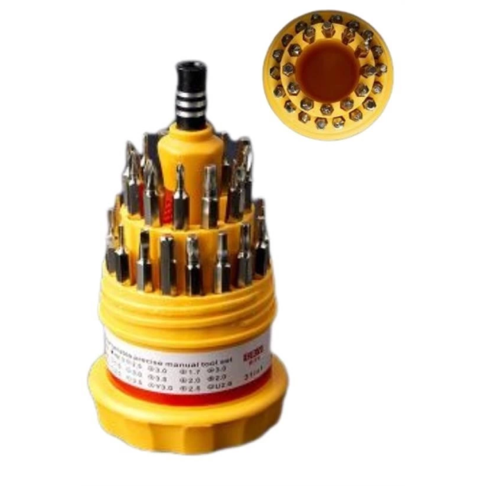 Orta 31 Parça Hassas Tornavida Bits Uç Seti Yumurta Tornavida ( Lisinya )