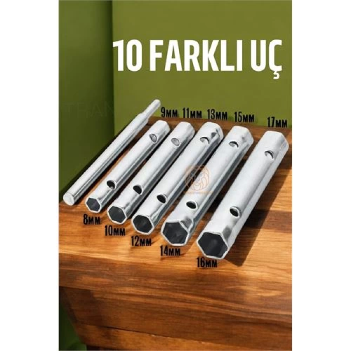 Tork Lokma Seti Boru Kovan Tip Anahtar Seti Buji Anahtarı ( Lisinya )