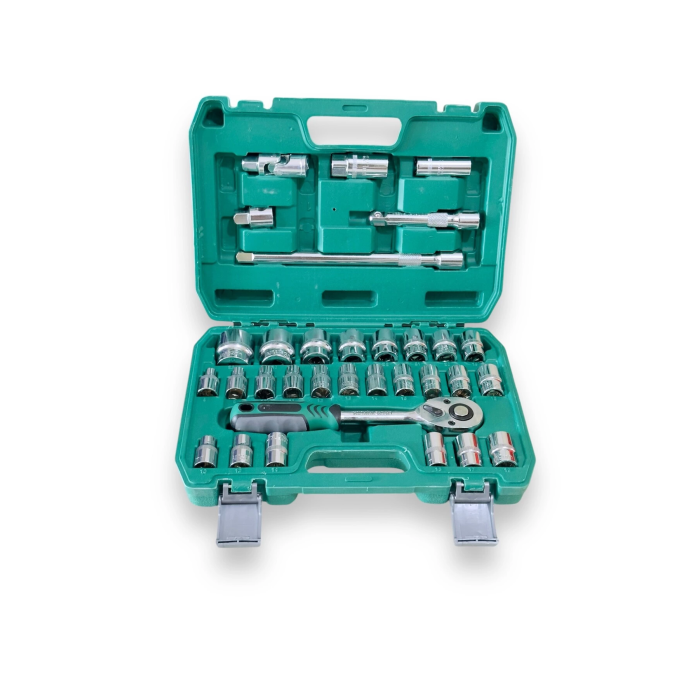 32 Parça Profesyonel Lokma Takımı 1/2 Cr-v Çeliği (32 PARÇA) ( Lisinya )