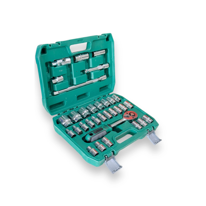 32 Parça Profesyonel Lokma Takımı 1/2 Cr-v Çeliği (32 PARÇA) ( Lisinya )