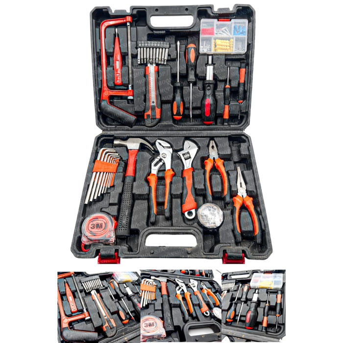 105 Parça Özel Alışım Çelik Professıonel Alet Takım Seti Avadanlık Pense Set. ( Lisinya )