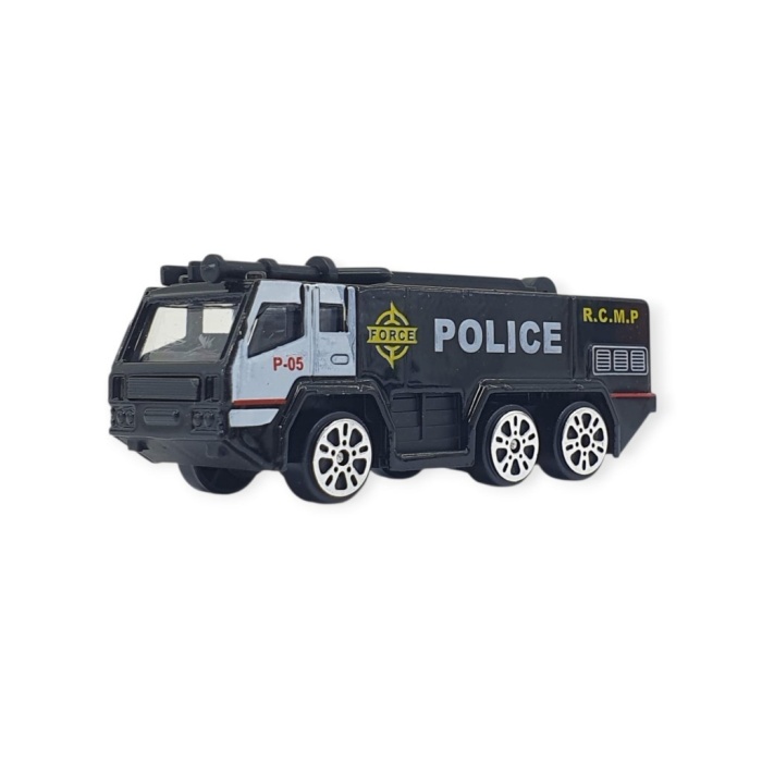 3lü İş Makinaları Road Seti - Die Cast - DS044 - Polis  (Lisinya)