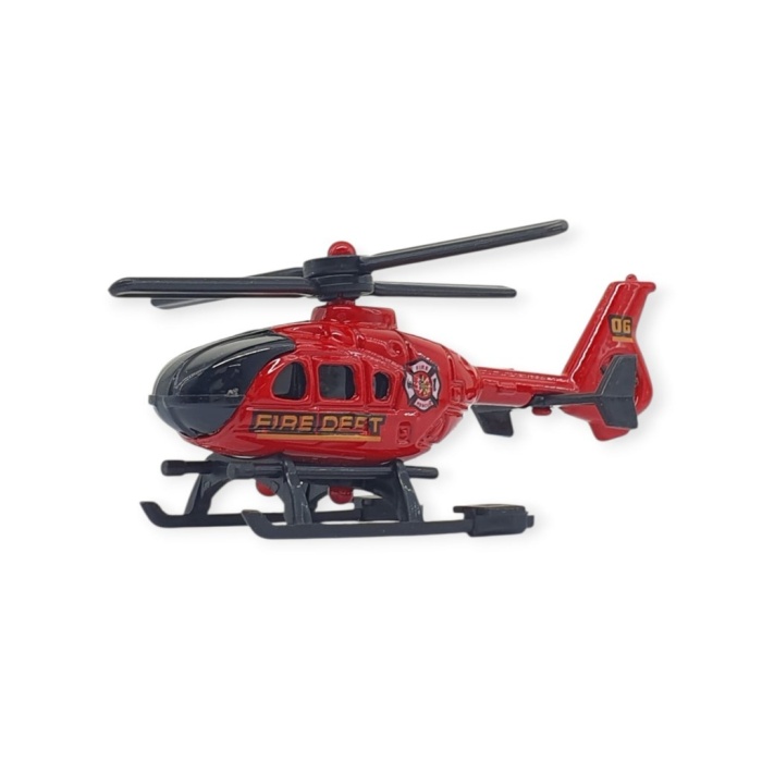 3lü İş Makinaları Road Seti - Die Cast - DS044 - İtfaiye (Lisinya)