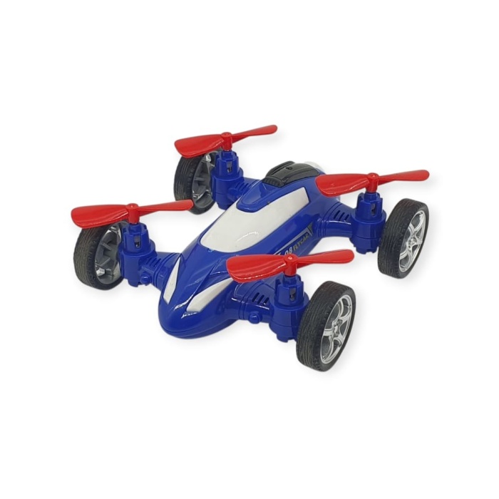Sürtmeli Drone Araba Hareketli Pervane - Mavi (Lisinya)