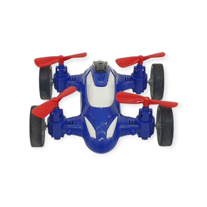 Sürtmeli Drone Araba Hareketli Pervane - Mavi (Lisinya)