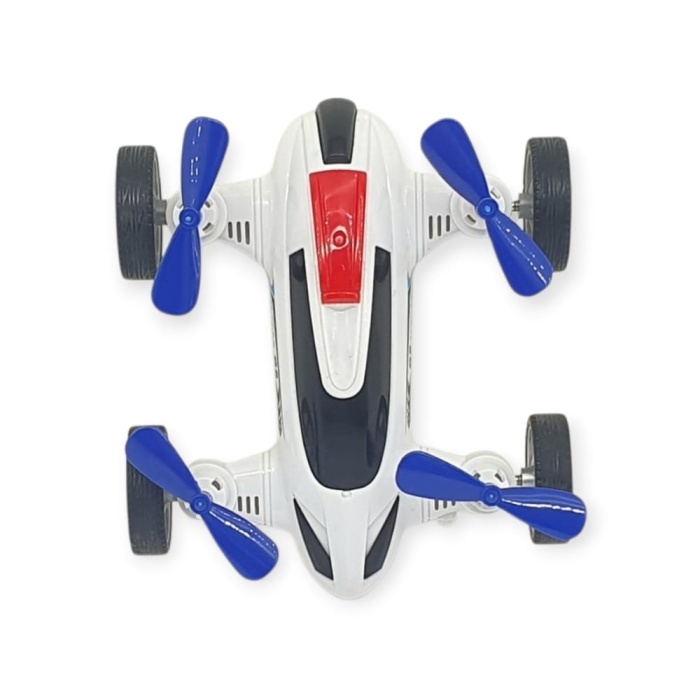 Sürtmeli Drone Araba Hareketli Pervane - Beyaz (Lisinya)