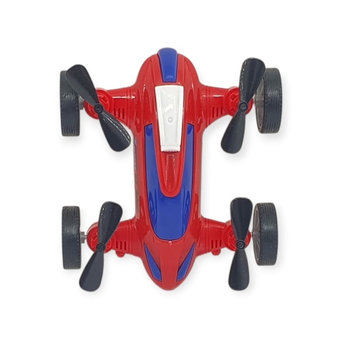 Sürtmeli Drone Araba Hareketli Pervane - Kırmızı (Lisinya)