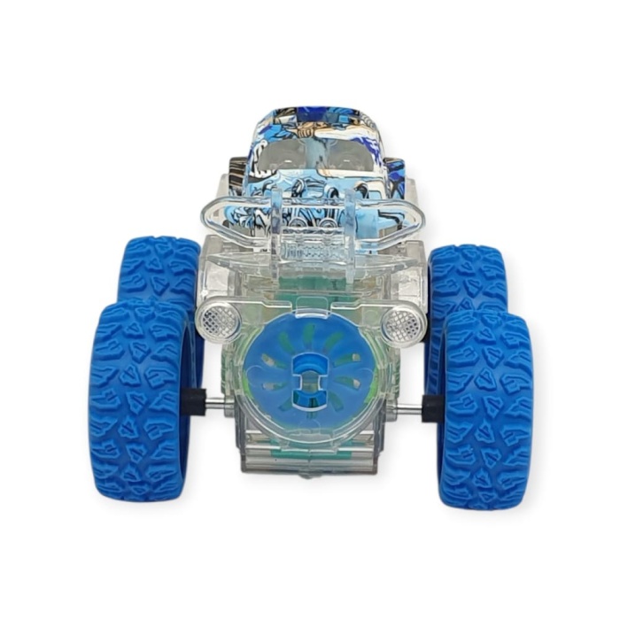 Sürtmeli Işıklı Off-Road Aracı  - 7310 - Mavi (Lisinya)