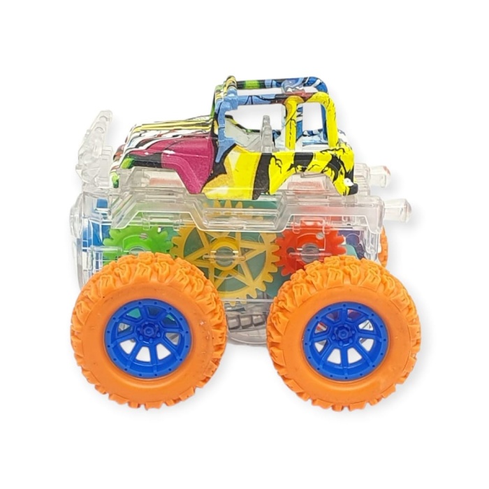 Sürtmeli Işıklı Off-Road Aracı  - 7310 - Turuncu (Lisinya)