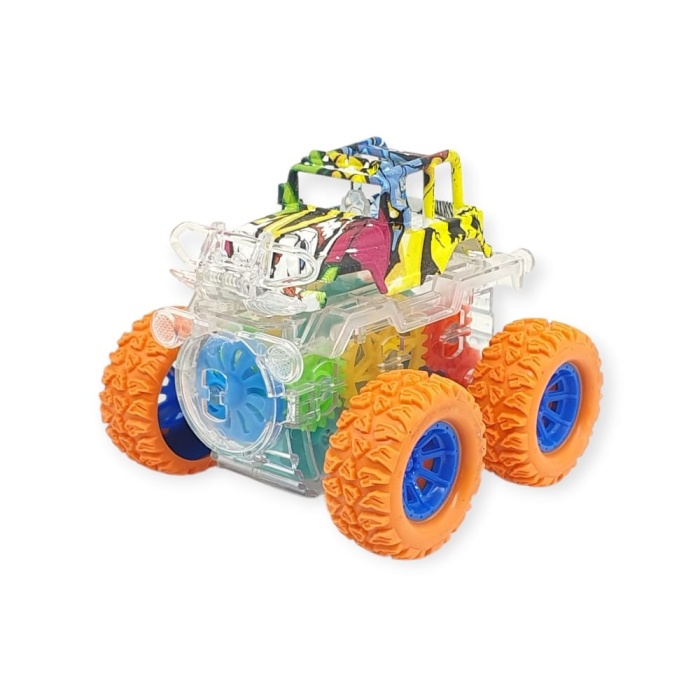 Sürtmeli Işıklı Off-Road Aracı  - 7310 - Turuncu (Lisinya)
