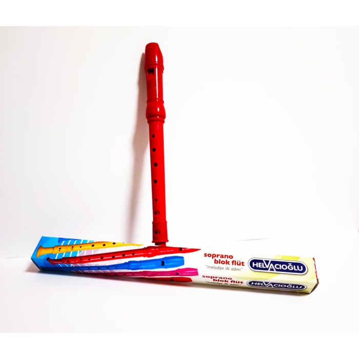 Blok Flüt Kırmızı