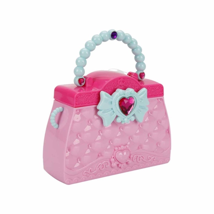 Aksesuarlı Makyaj Çantası  - BJ1350 - Pembe (Lisinya)