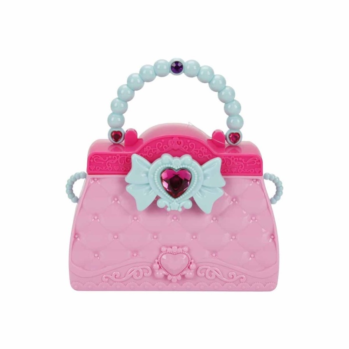 Aksesuarlı Makyaj Çantası  - BJ1350 - Pembe (Lisinya)