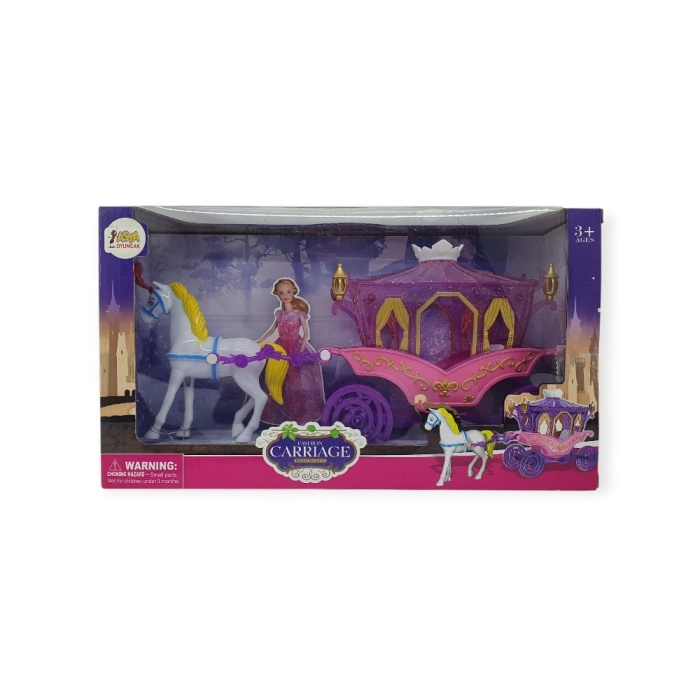 Faytonlu At Arabası Seti - SS099-B (Lisinya)