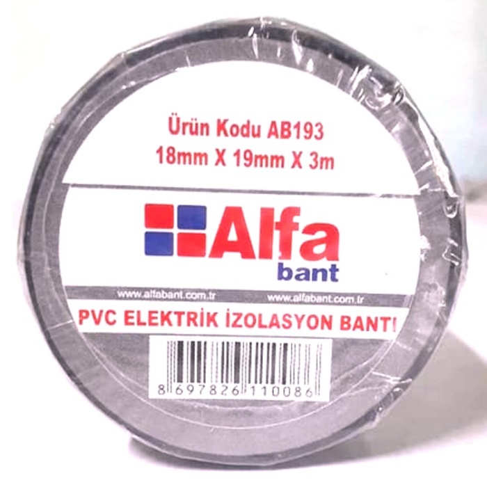Elektrik Bantı Siyah 10lu