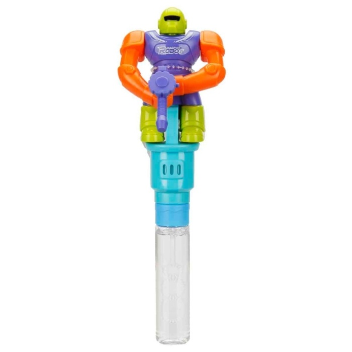 Robot Figürlü Su Oyunu - Baloncuk Oyunu - 625P - Yeşil Kasklı (Lisinya)