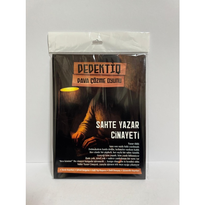 Dedektif Dava Çözme Oyunu  Sahte Yazar Cinayeti