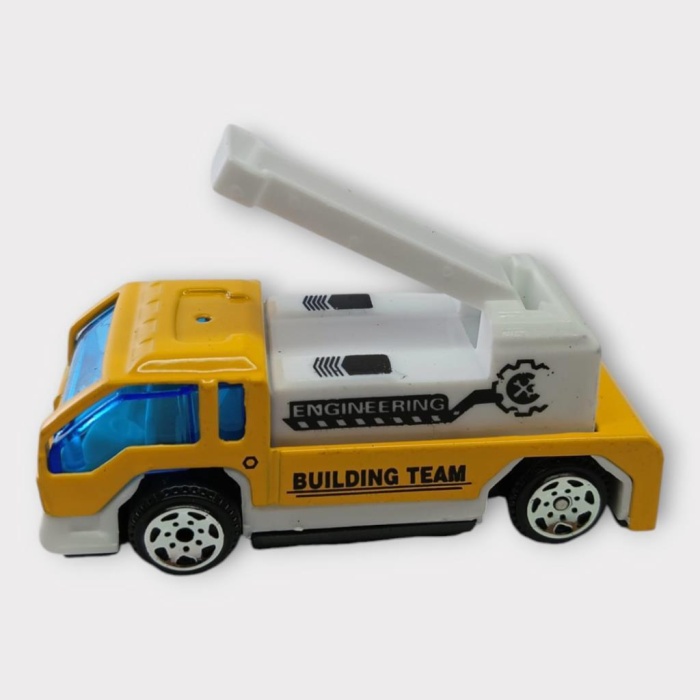 Küçük Metal İnşaat Araçları 7 cm - Kurtarma Kamyonu (Lisinya)