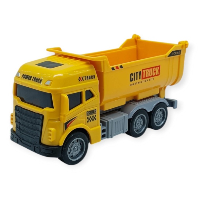 İş Makinaları Serisi - Sürtmeli Kamyon 12 cm  - 3624 (Lisinya)