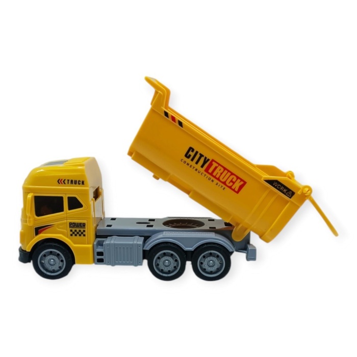 İş Makinaları Serisi - Sürtmeli Kamyon 12 cm  - 3624 (Lisinya)