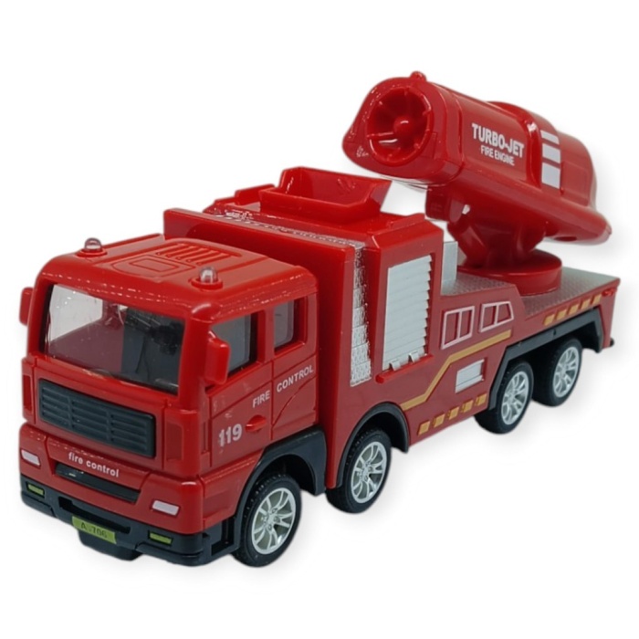İş Makinaları Serisi - Sürtmeli İtfaiye Aracı 16 cm  - Turbo Jet (Lisinya)