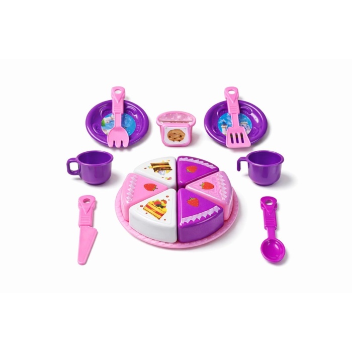 Evcilik Seti - 16 Parça Fincan ve Pasta Seti - SP-918  (Lisinya)