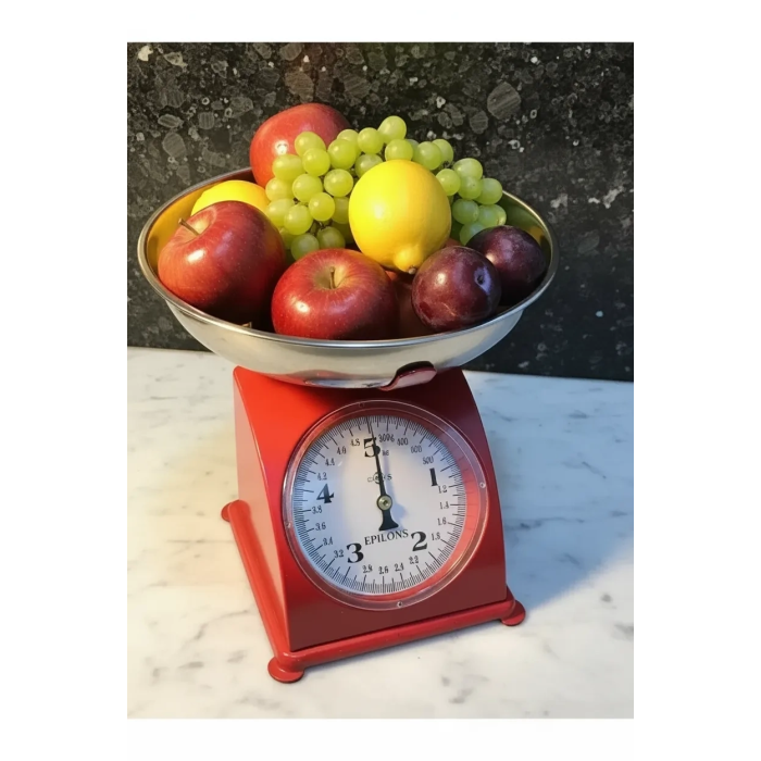 5 Kg Retro Nostalji Mutfak Tartısı Analog Terazi ( Lisinya )