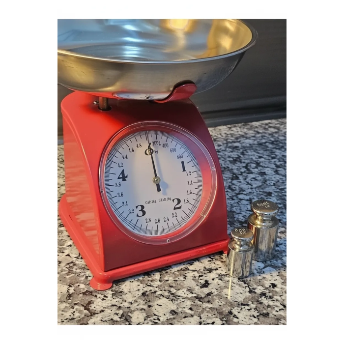 5 Kg Retro Nostalji Mutfak Tartısı Analog Terazi ( Lisinya )