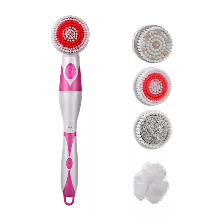 Pratik Bath Vücut Masaj ve Temizleme Duş Fırçası Seti ( Lisinya )