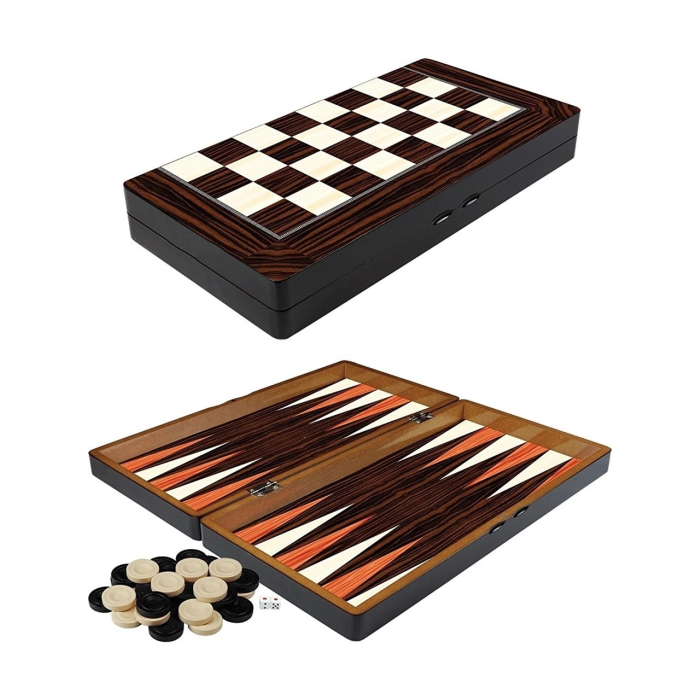 Ahşap Tavla Takımı Büyük Boy ( Lisinya )