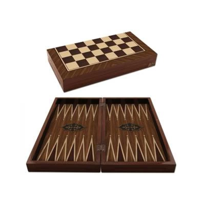 Ahşap Tavla Takımı Büyük Boy ( Lisinya )