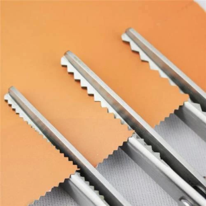 Zikzaklı Kesim Makası Desenli Tırtıklı Oya Makası Terzi Kumaş ( Lisinya )