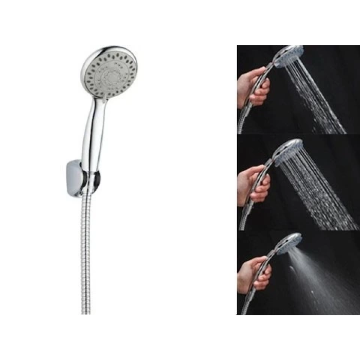Terapi Etkili 3 Fonksiyonlu Duş Başlığı Seti ( Lisinya )