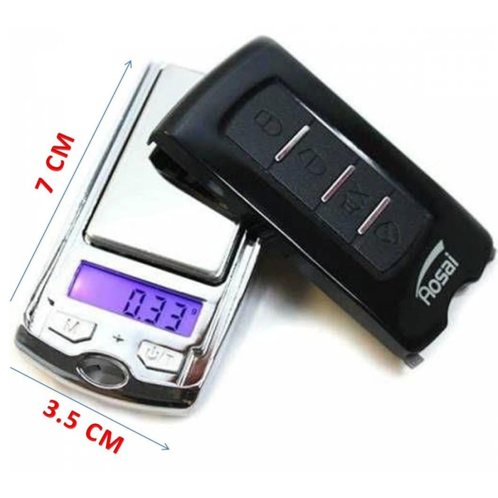 Diamond Dijital Ekran Araba Anahtarlığı Şeklinde Mini Hassas Cep Terazi (200 Gr-0.01) ( Lisinya )