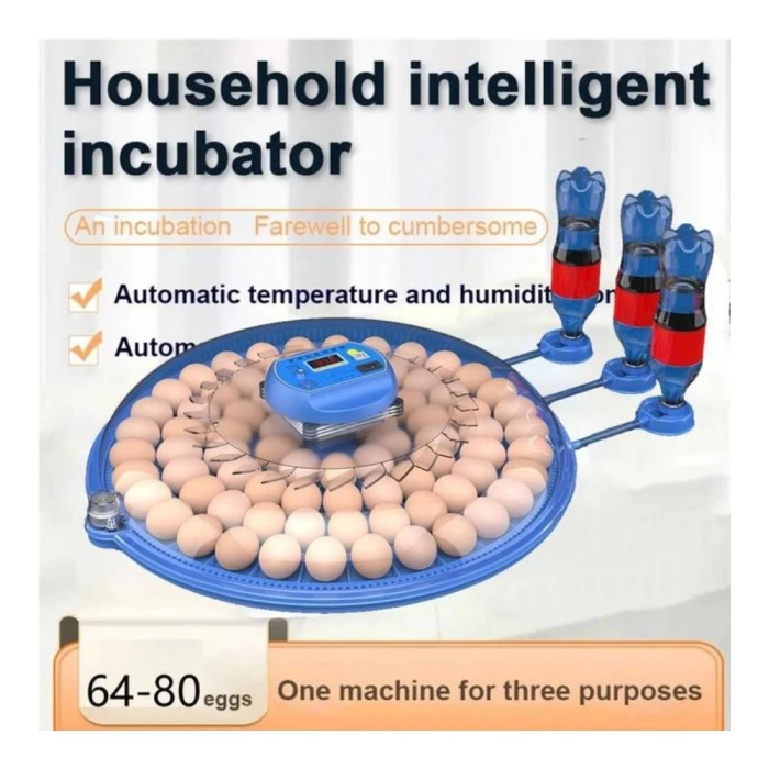 80 Yumurta Kapasiteli Otomatik Çiftlik Kuluçka Makinesi : Yumurta, Bıldırcın, Civciv ve Kanatlılar İçin MZ-80 ( Lisinya )
