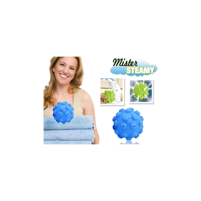 Mister Steamy Buharlı Çamaşır Kurutma ve Ütü Topları (2li) ( Lisinya )