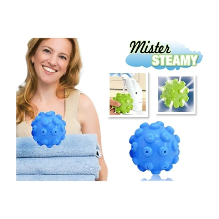 Mister Steamy Buharlı Çamaşır Kurutma ve Ütü Topları (2li) ( Lisinya )