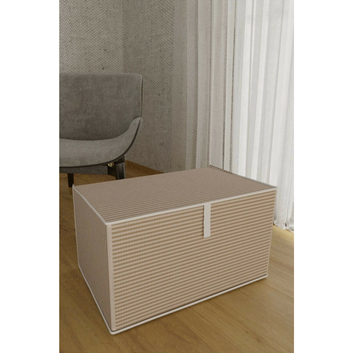 Baza Altı Boy Çok Amaçlı Düzenleyici Kutu Organizer Cırt Cırtlı Hurç 19cm X 40cm X 50cm (1 Adet) ( Lisinya )